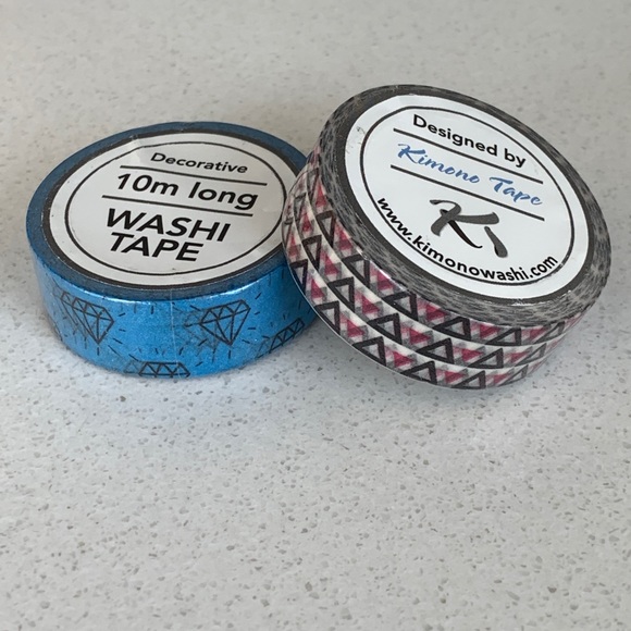 [Free If You Bundle $25+] Qty (2) Sealed Rolls Of Washi Craft Scrapbooking Tape - Picture 1 of 1